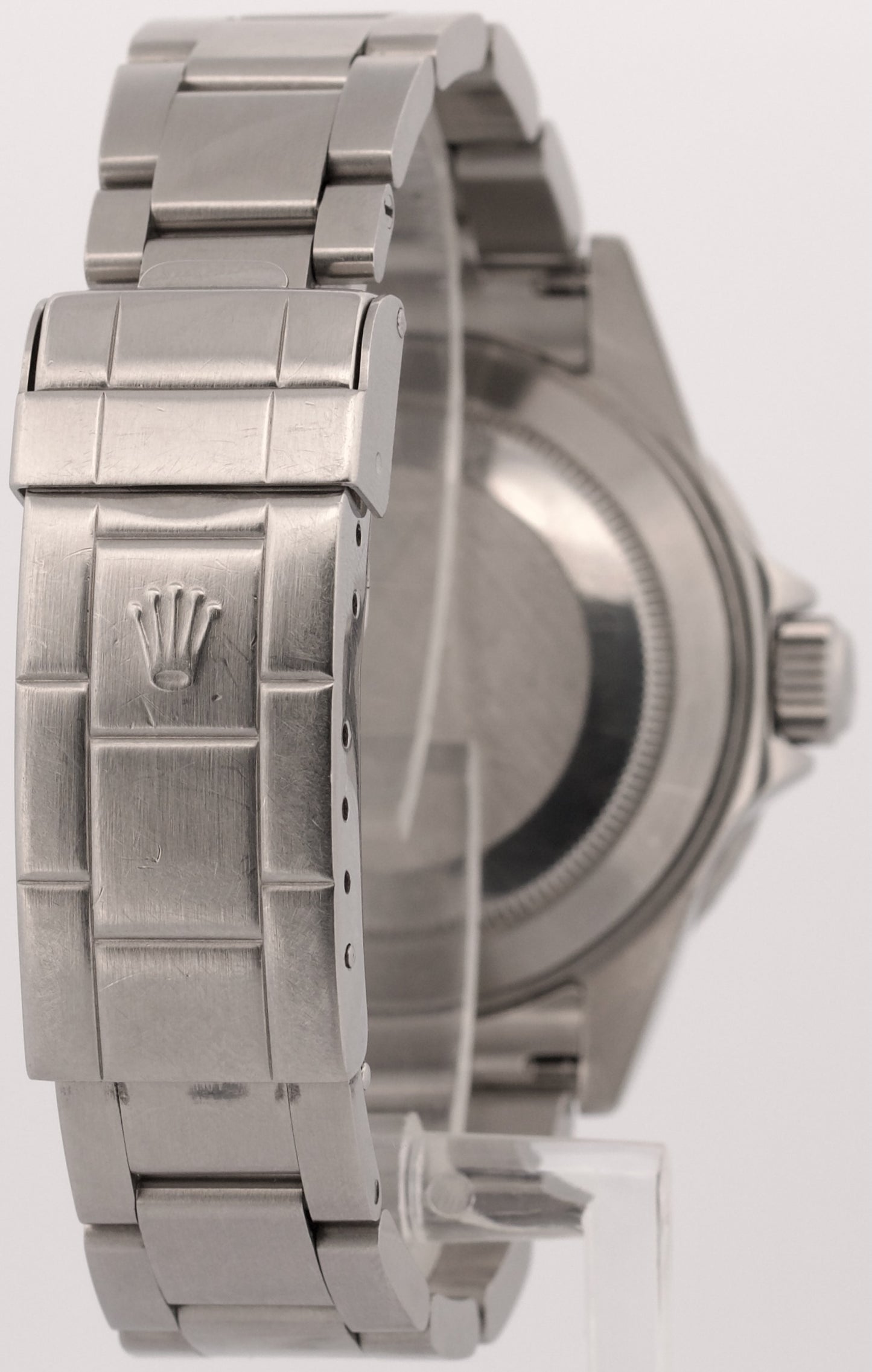 2008 PAPERS Rolex Submariner Date BLACK Steel REHAUT No-Holes 40mm 16610 T BOX