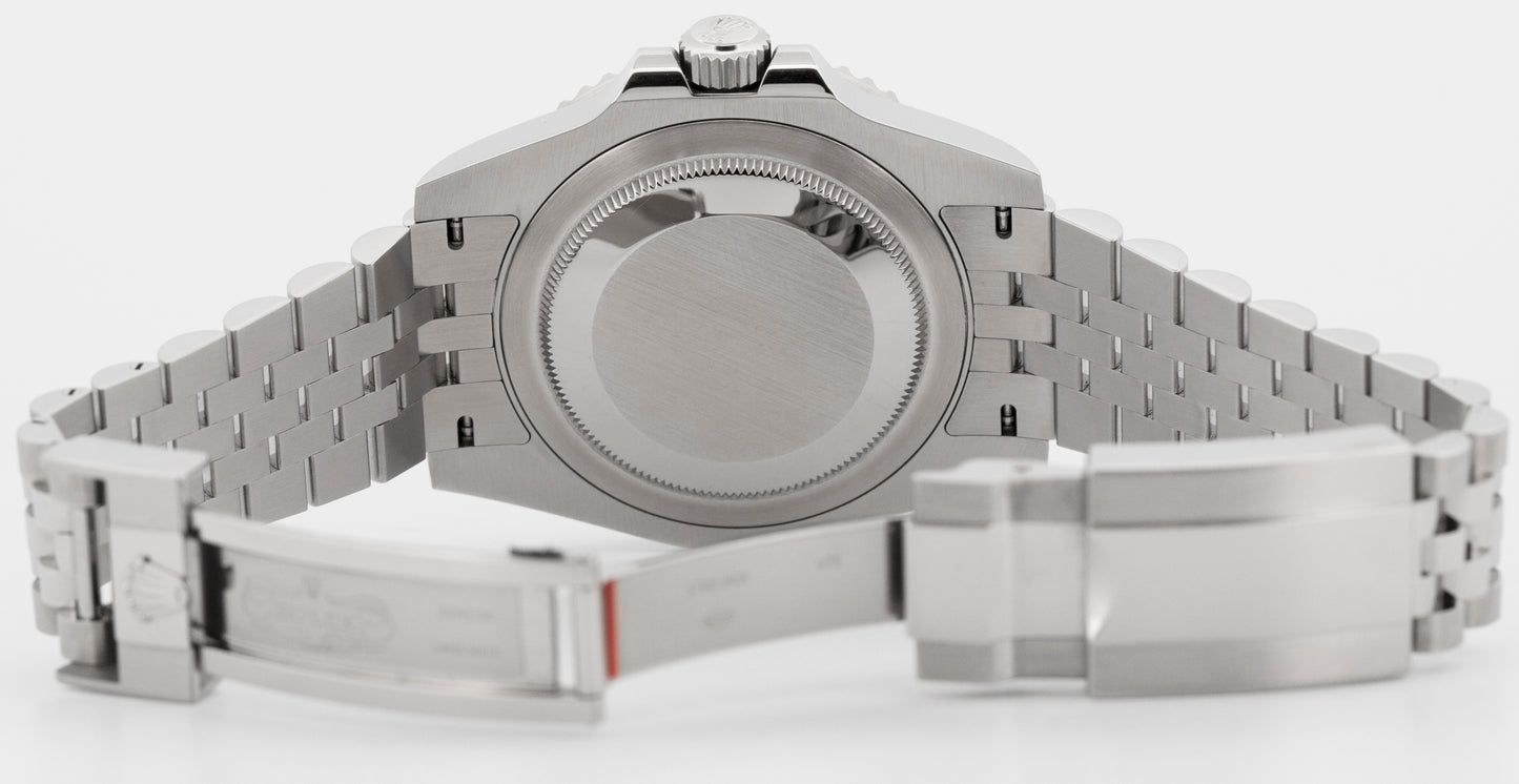 2023 PAPERS Rolex GMT-Master II BATGIRL Blue Black JUBILEE 40mm 126710 BLNR BOX