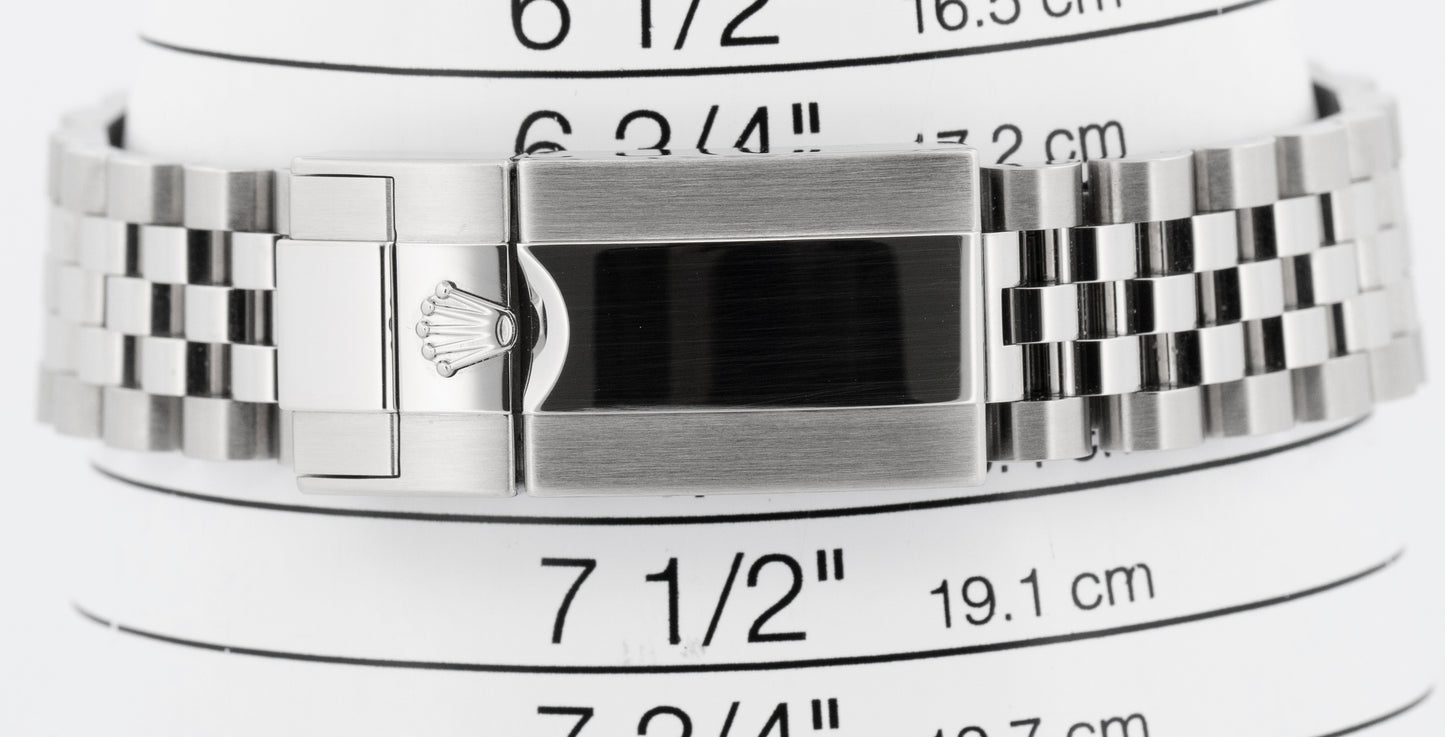 2023 PAPERS Rolex GMT-Master II BATGIRL Blue Black JUBILEE 40mm 126710 BLNR BOX