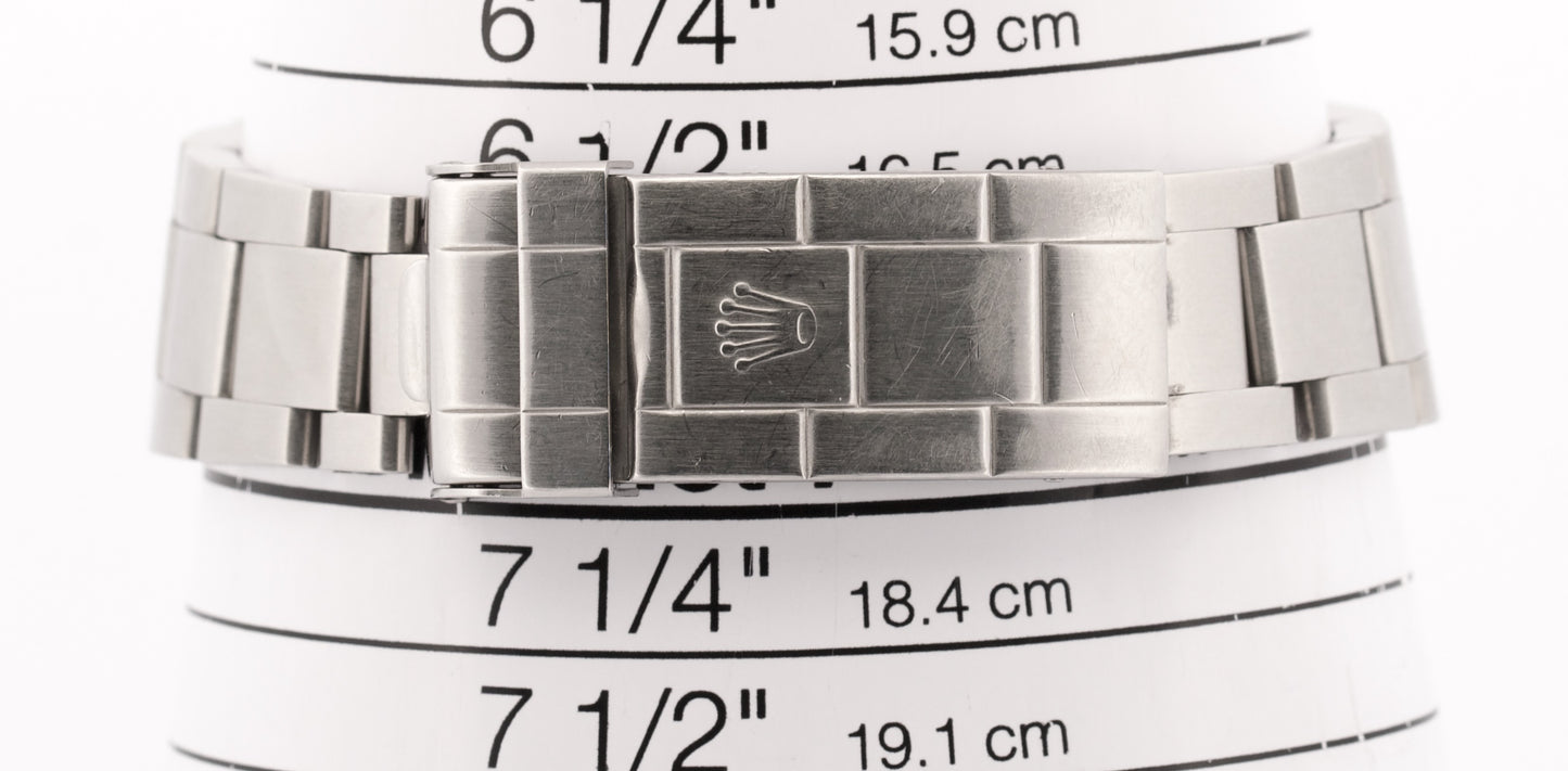 2008 PAPERS Rolex Submariner Date BLACK Steel REHAUT No-Holes 40mm 16610 T BOX