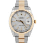 Rolex DateJust 41 Silver 41mm 18K Yellow Gold Fluted Steel OYSTER 126333 Watch