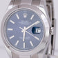 2020 NEW PAPERS Rolex DateJust 41 BLUE Stainless Steel Oyster Watch 126300 BOX