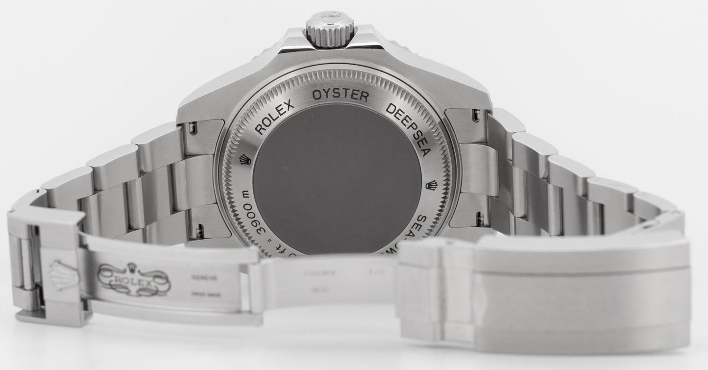 PAPERS Rolex Sea-Dweller Deepsea 116660 BLACK 44mm Ceramic Steel Dive Watch BOX