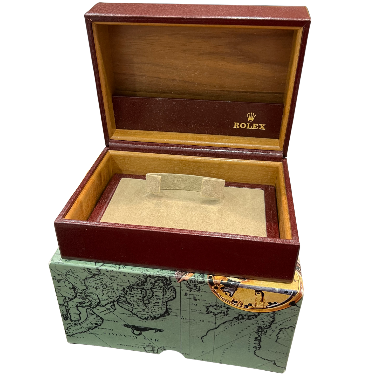 Rolex Day-Date President Silver 36mm Bark 18K Yellow Gold Watch 18038 BOX