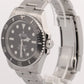 Rolex Submariner No-Date BLACK Stainless Steel 41mm Ceramic Watch 124060 LN