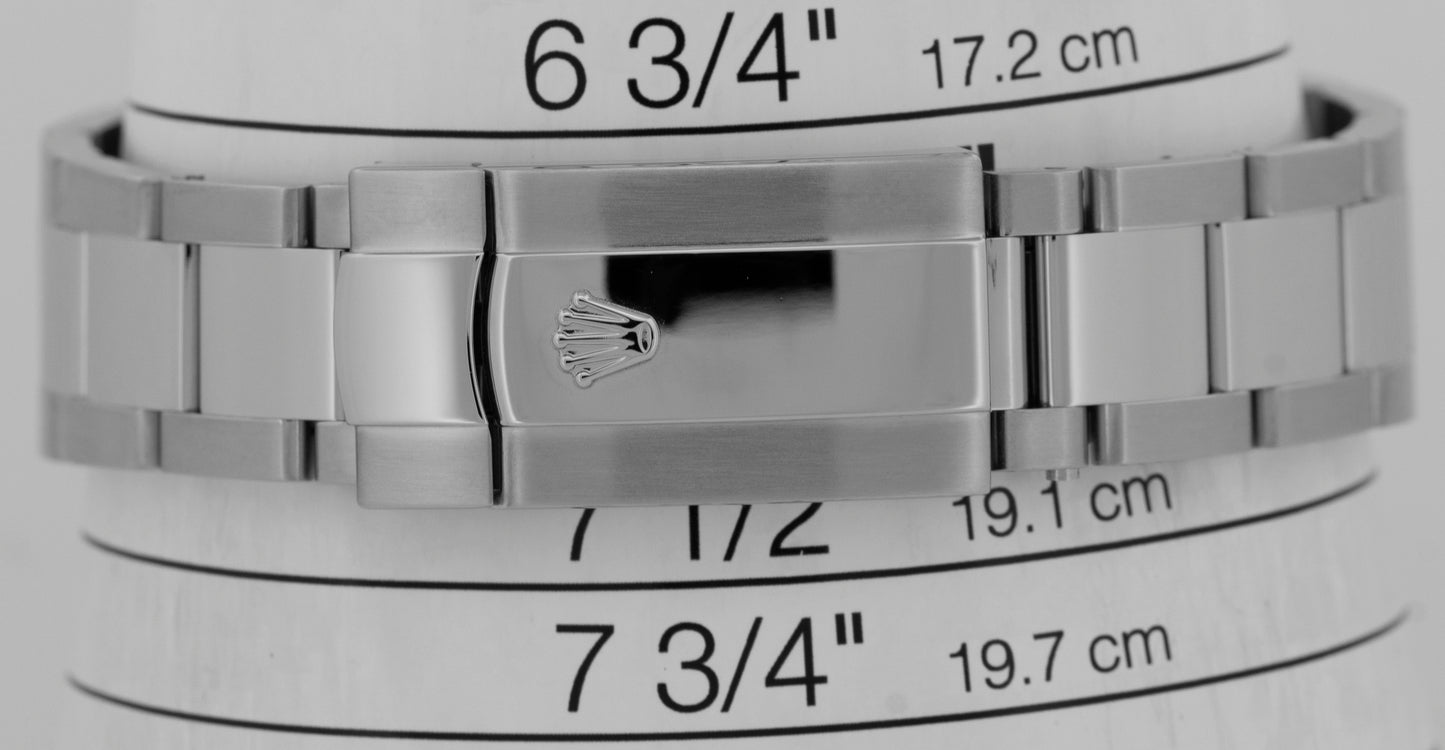 MINT Rolex Milgauss BLACK Green Orange Stainless Steel 40mm 116400 GV Watch