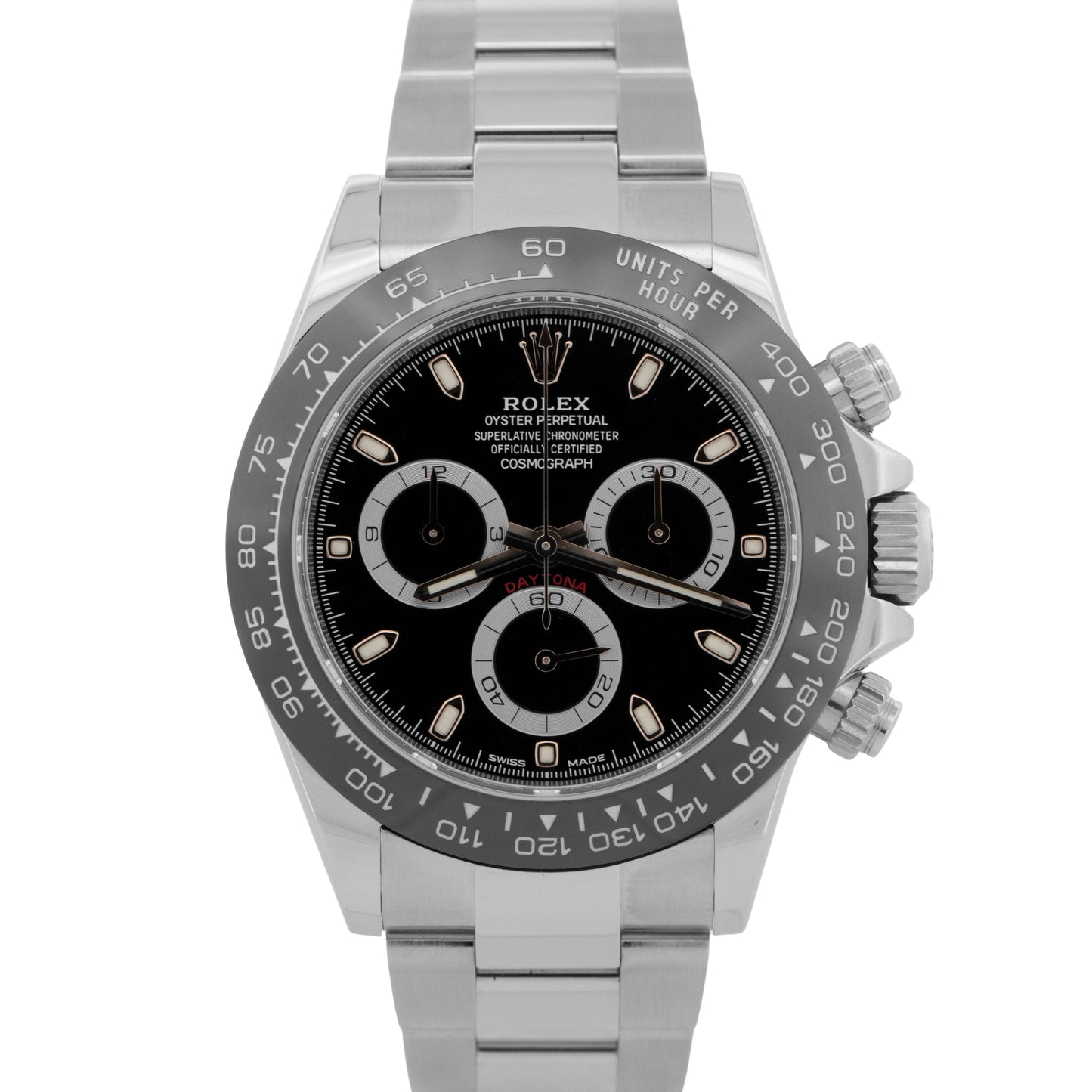 2021 PAPERS Rolex Daytona Cosmograph Black Steel 40mm 116500 LN Watch BOX