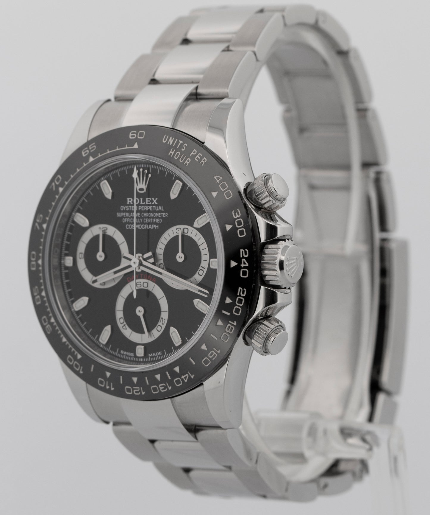 2021 PAPERS Rolex Daytona Cosmograph Black Steel 40mm 116500 LN Watch BOX