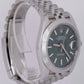 2022 NEW PAPERS Rolex DateJust 41 MINT GREEN JUBILEE Stainless Watch 126300 BOX