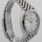 Rolex DateJust 41 SILVER Stainless Steel Jubilee 41mm 126334 Fluted Watch
