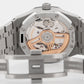 PAPERS Audemars Piguet Royal Oak Gray Black Stainless 41mm 15500ST Watch BOX