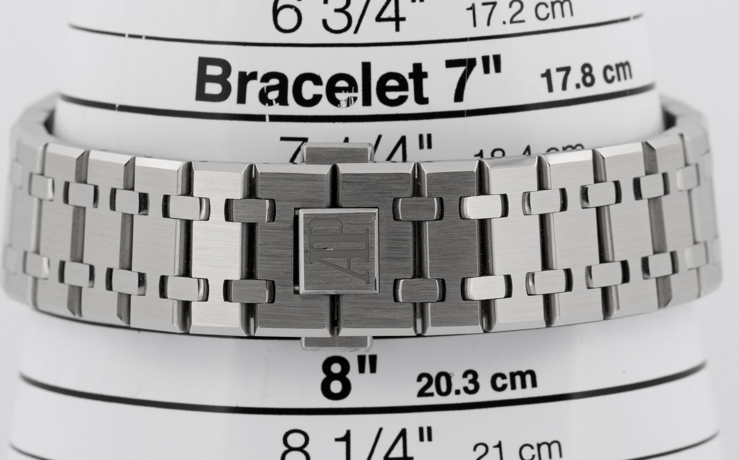 PAPERS Audemars Piguet Royal Oak Gray Black Stainless 41mm 15500ST Watch BOX