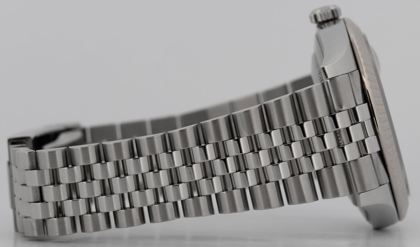 Rolex DateJust 41 SILVER Stainless Steel Jubilee 41mm 126334 Fluted Watch