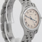 Ladies Cartier Panthere Cougar 33mm Ivory Stainless Steel Quartz Watch 987904
