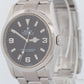 MINT Rolex Explorer I Black 36mm 3-6-9 Stainless Steel Automatic Watch 114270