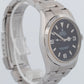 MINT Rolex Explorer I Black 36mm 3-6-9 Stainless Steel Automatic Watch 114270