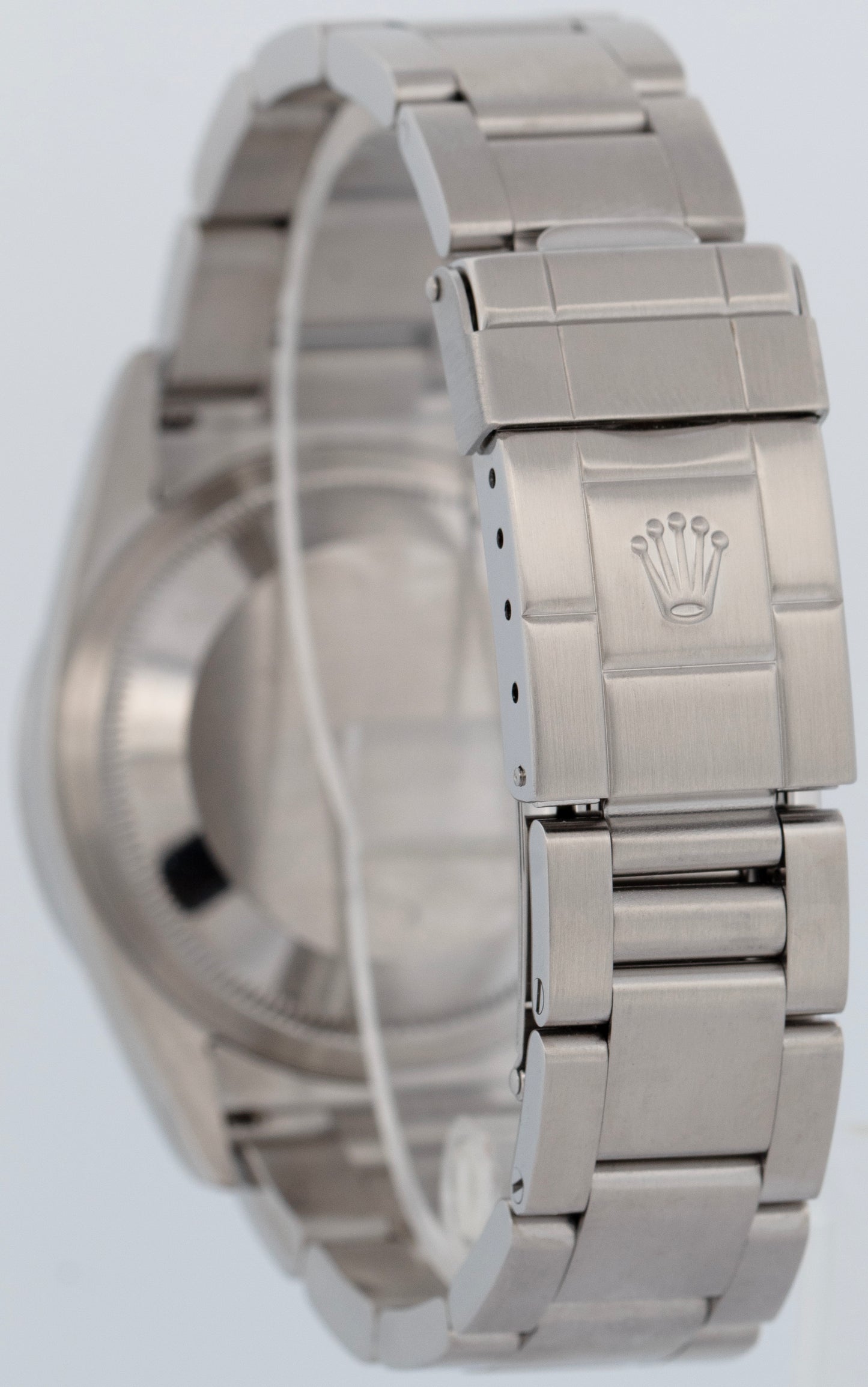 MINT Rolex Explorer I Black 36mm 3-6-9 Stainless Steel Automatic Watch 114270