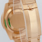 MINT Rolex Submariner Date 40mm Ceramic 18K Yellow Gold Blue Watch 116618 LB