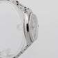 Rolex Oyster Perpetual Date Silver Patina 34mm Steel Oyster Watch 1500