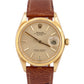 1971 Rolex Oyster Perpetual Date 34mm CHAMPAGNE 18K Yellow Gold Watch 1503