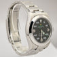 2021 PAPERS Rolex Air-King 40mm Green Black Arabic Stainless Steel 116900 BOX