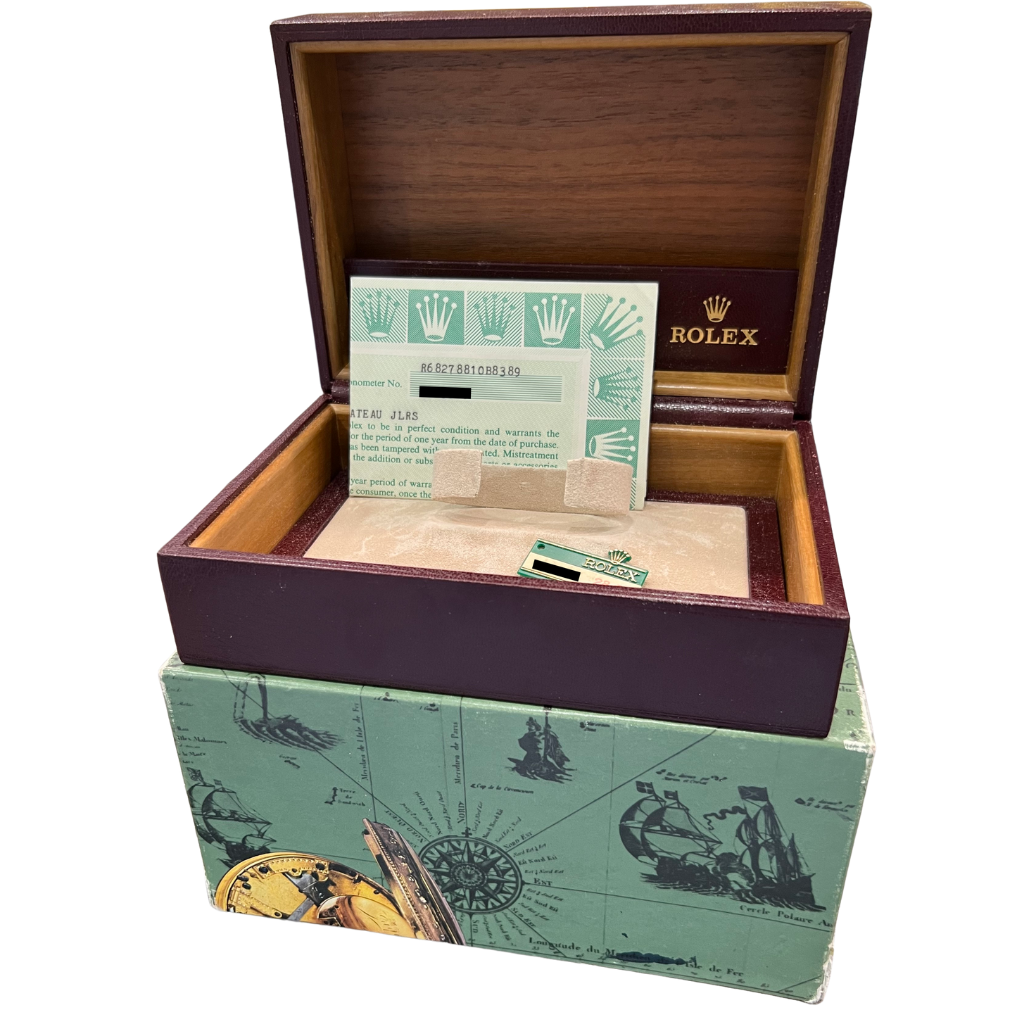 PAPERS Rolex DateJust President 31mm Champagne 18K Yellow Gold 68278 Watch BOX