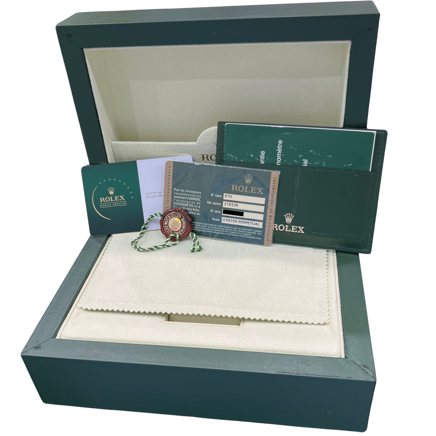 2025 RSC PAPERS Rolex Day-Date II 41mm President CHOCOLATE WAVE Rose Gold 218235