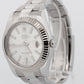 2012 PAPERS Rolex DateJust II Silver Stainless Steel 41mm 116334 Watch BOX