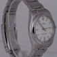 MINT Rolex Oyster Perpetual WHITE 34mm Stainless Steel Automatic Watch 114200