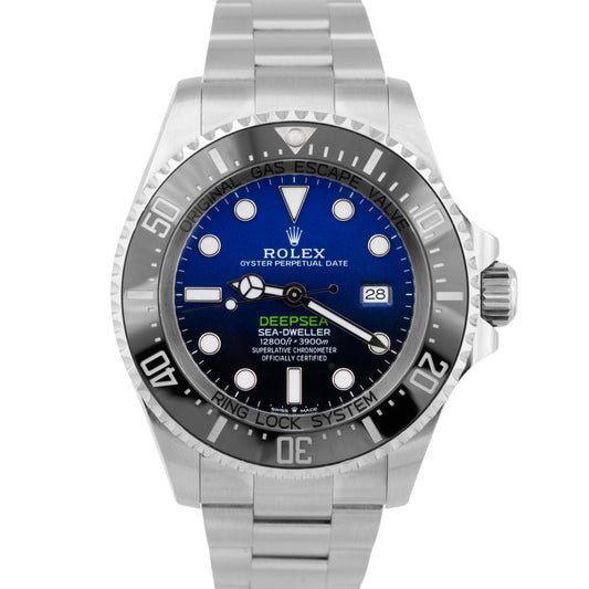 2018 PAPERS Rolex Sea-Dweller Deepsea James Cameron Blue 44mm 126660 Watch BOX