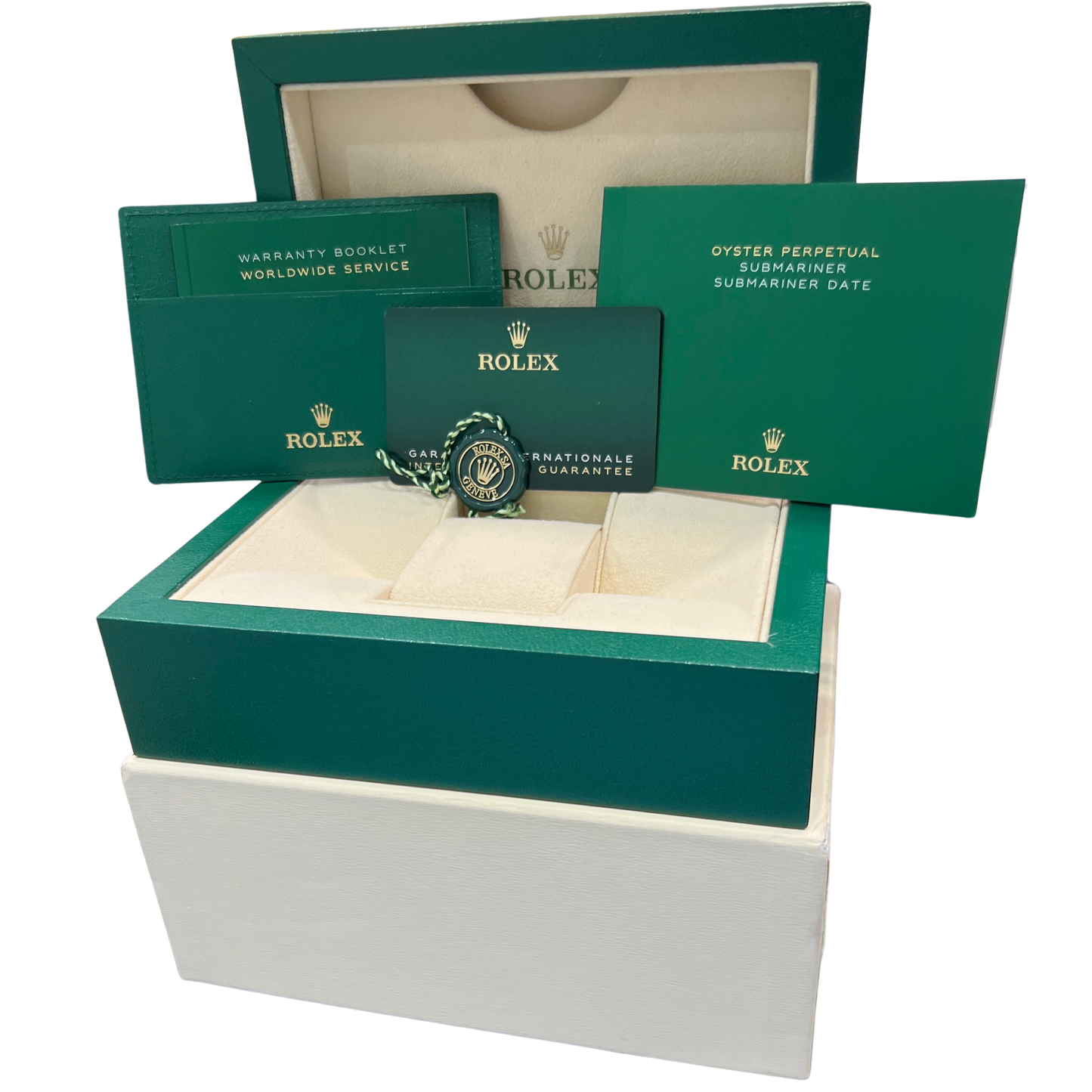 2021 PAPERS Rolex Submariner 41mm No-Date BLACK Ceramic Stainless 124060 LN BOX