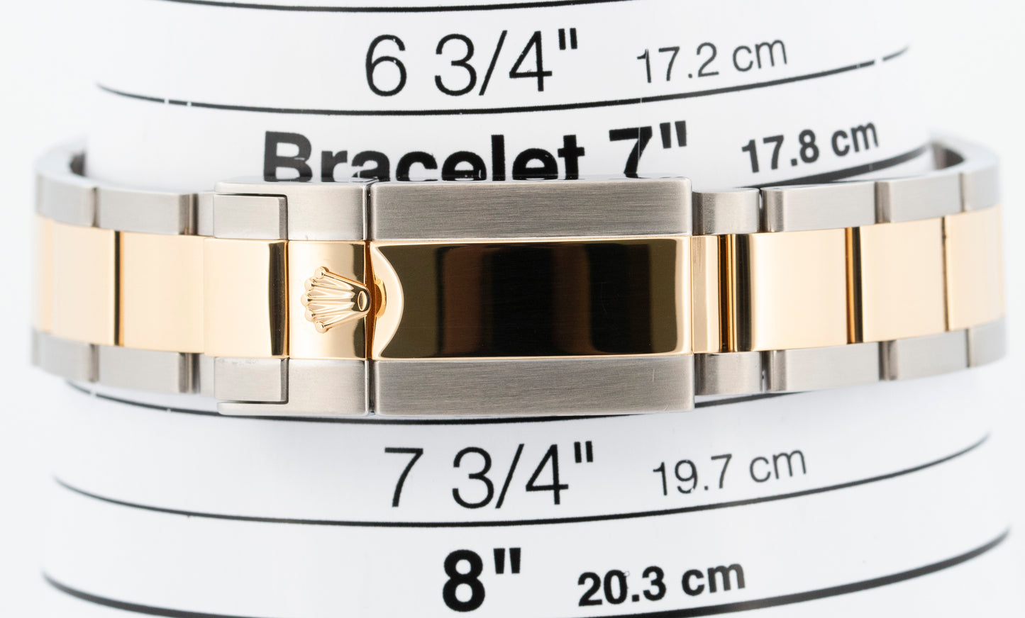 Rolex Daytona Cosmograph WHITE Two-Tone Yellow Gold Steel 40mm 116503 Watch