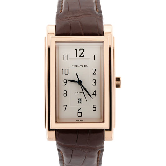 MINT PAPERS Tiffany & Co. Grand Collection 48mm x 28mm Rose Gold 19291065 BOX
