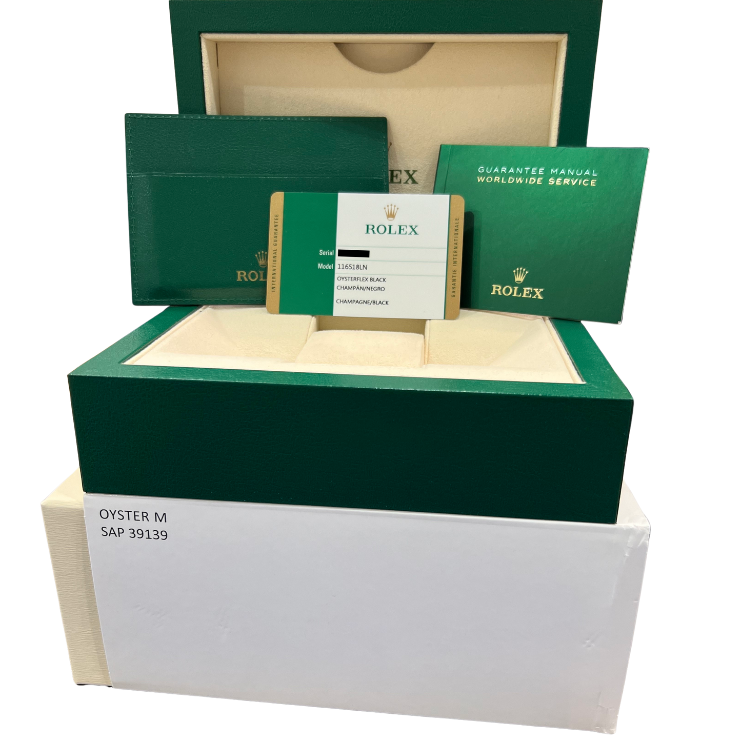 PAPERS Rolex Daytona PIKACHU Champagne 18K YML Oysterflex Watch 116518 LN BOX