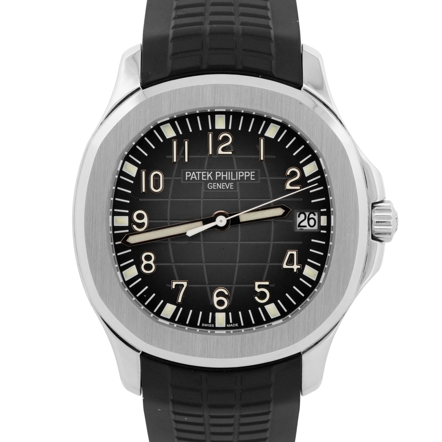 2014 PAPERS Patek Philippe Aquanaut BLACK Steel 40.8mm 5167A-001 Watch BOX