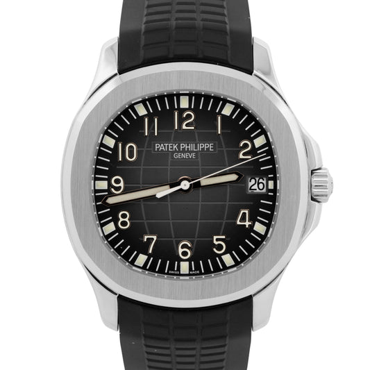 2014 PAPERS Patek Philippe Aquanaut BLACK Steel 40.8mm 5167A-001 Watch BOX
