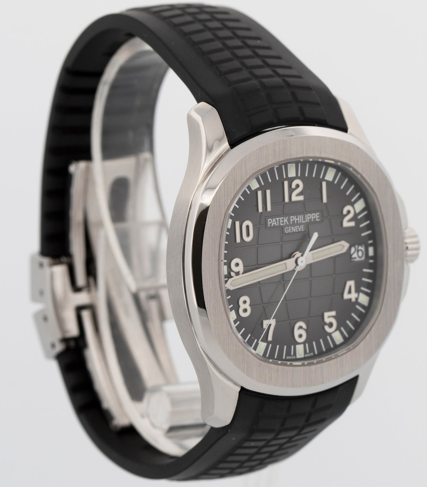 2014 PAPERS Patek Philippe Aquanaut BLACK Steel 40.8mm 5167A-001 Watch BOX