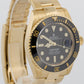 2022 PAPERS Rolex Submariner Date 41 BLACK 18K Yellow Gold Watch 126618 LN BOX