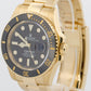 2022 PAPERS Rolex Submariner Date 41 BLACK 18K Yellow Gold Watch 126618 LN BOX