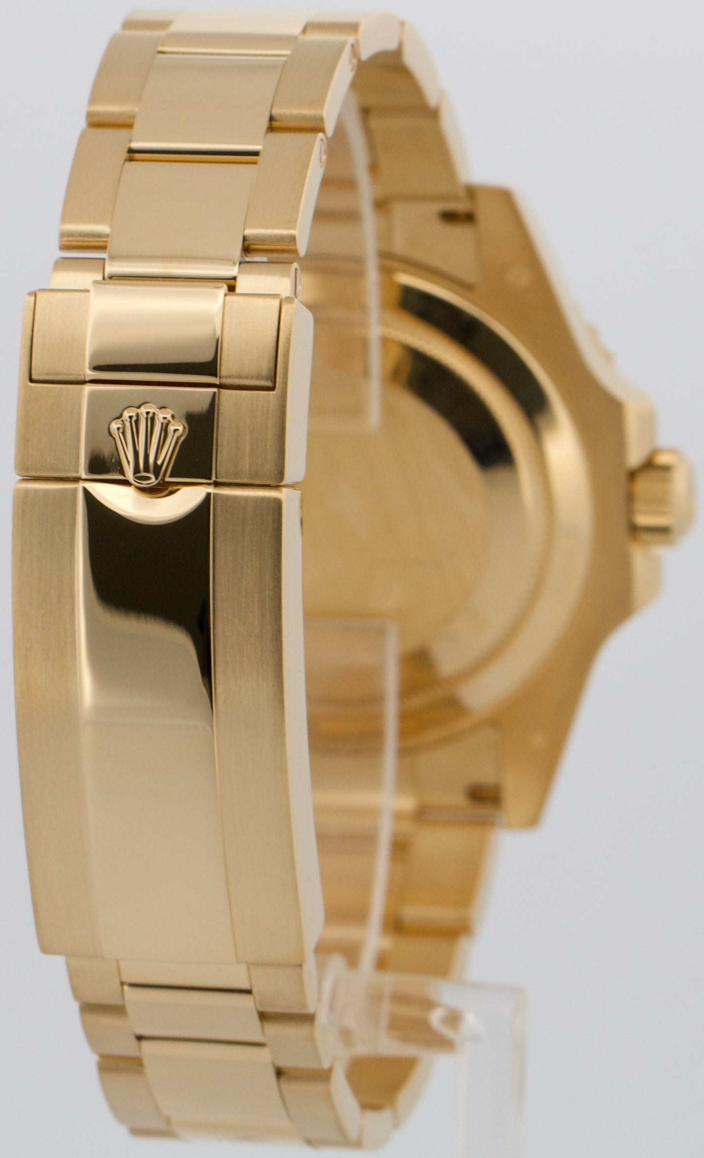 2022 PAPERS Rolex Submariner Date 41 BLACK 18K Yellow Gold Watch 126618 LN BOX