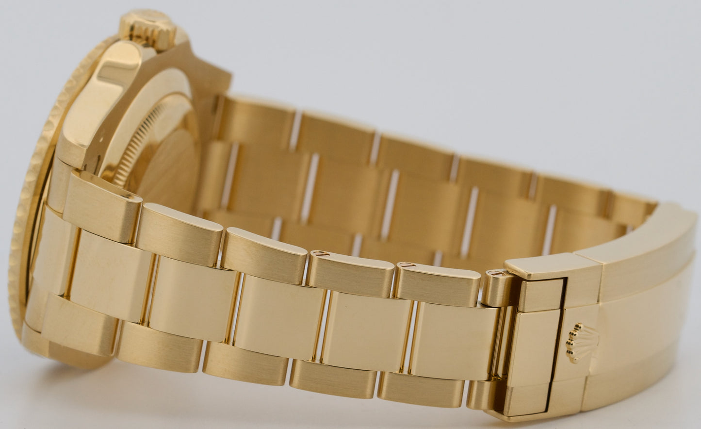 2022 PAPERS Rolex Submariner Date 41 BLACK 18K Yellow Gold Watch 126618 LN BOX