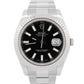 2011 PAPERS Rolex DateJust II BLACK Stainless Steel 41mm 116334 Watch BOX