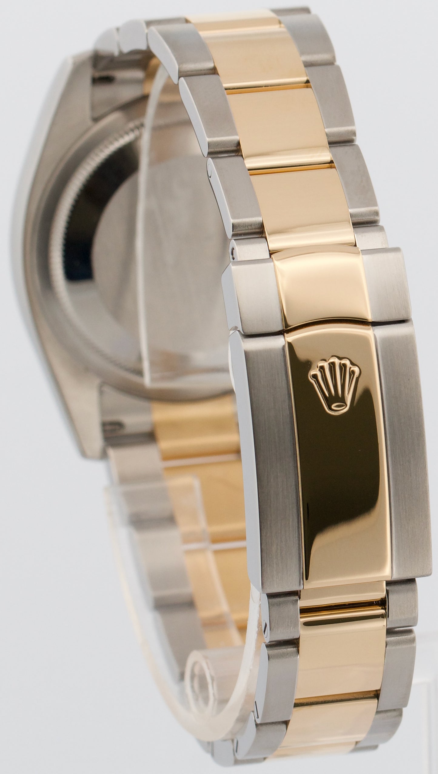 PAPERS Rolex DateJust 36mm Silver Black TUXEDO DIAL 18K Gold OYSTER 116233 BOX