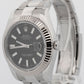 2011 PAPERS Rolex DateJust II BLACK Stainless Steel 41mm 116334 Watch BOX
