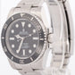 MINT PAPERS Rolex Submariner No-Date 114060 BLACK Ceramic 40mm Steel Watch BOX