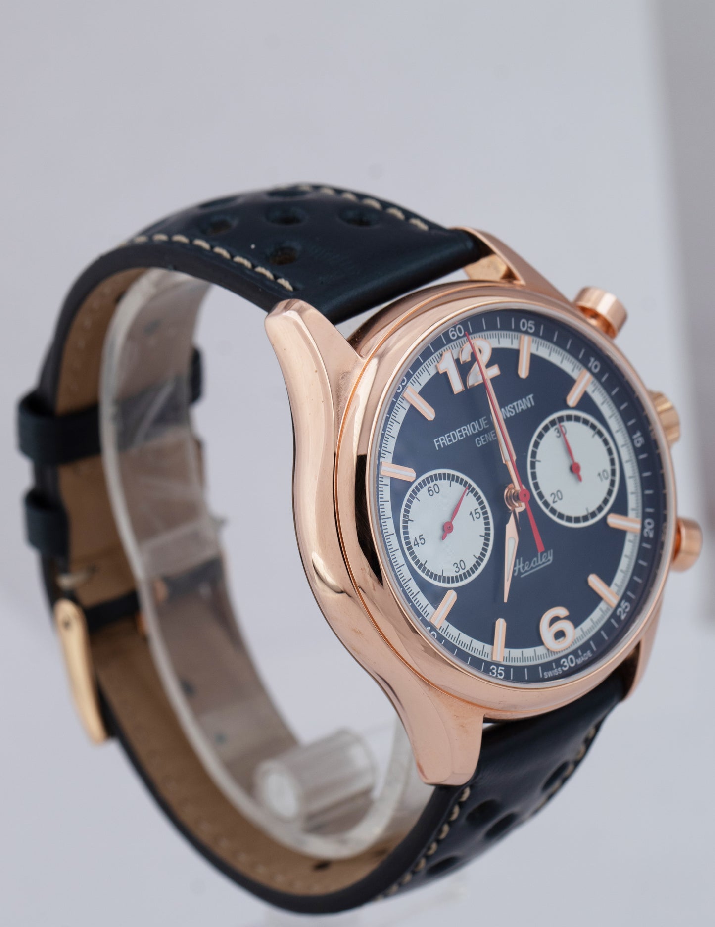 Frederique Constant Vintage Rally Healey Chronograph Rose Gold Watch FC-397HN5B4