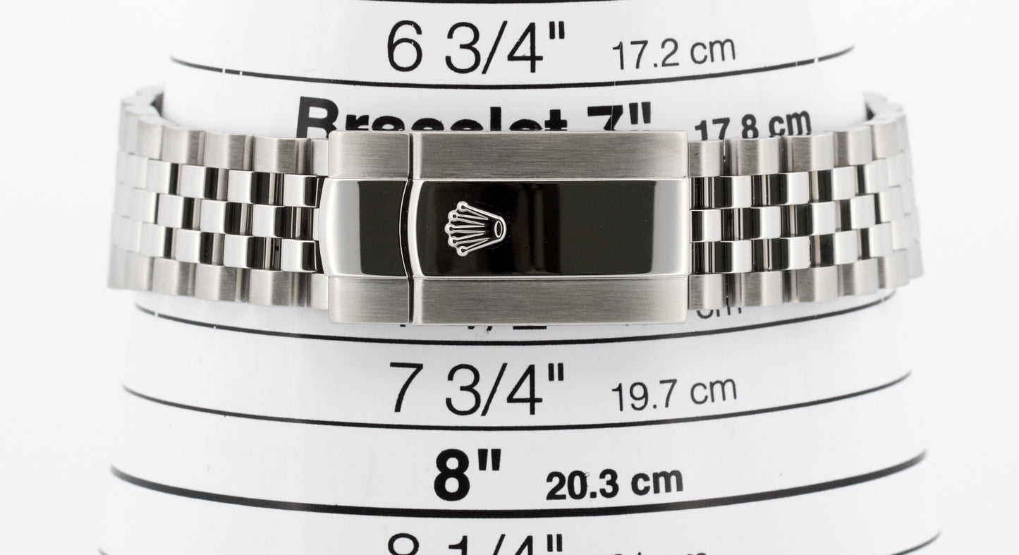 PAPERS Rolex DateJust 41mm AZZURRO BLUE ROMAN 18K Gold Steel JUBILEE 126334 BOX