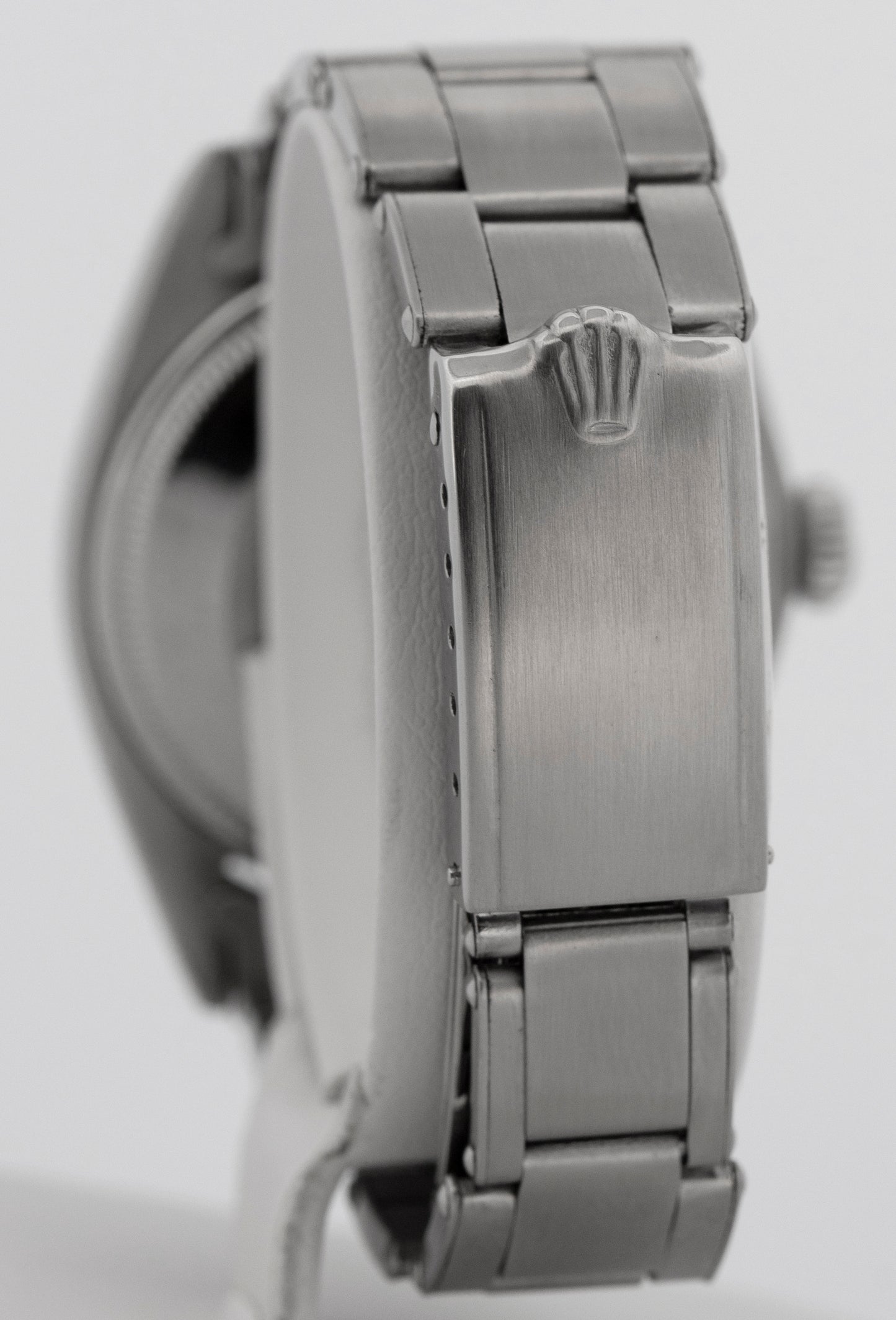 Vintage Rolex Oyster Perpetual Date SILVER Stainless Steel 34mm 1500 Watch