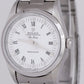 MINT Rolex Air-King Precision White Stainless Steel 34mm Automatic Watch 14000