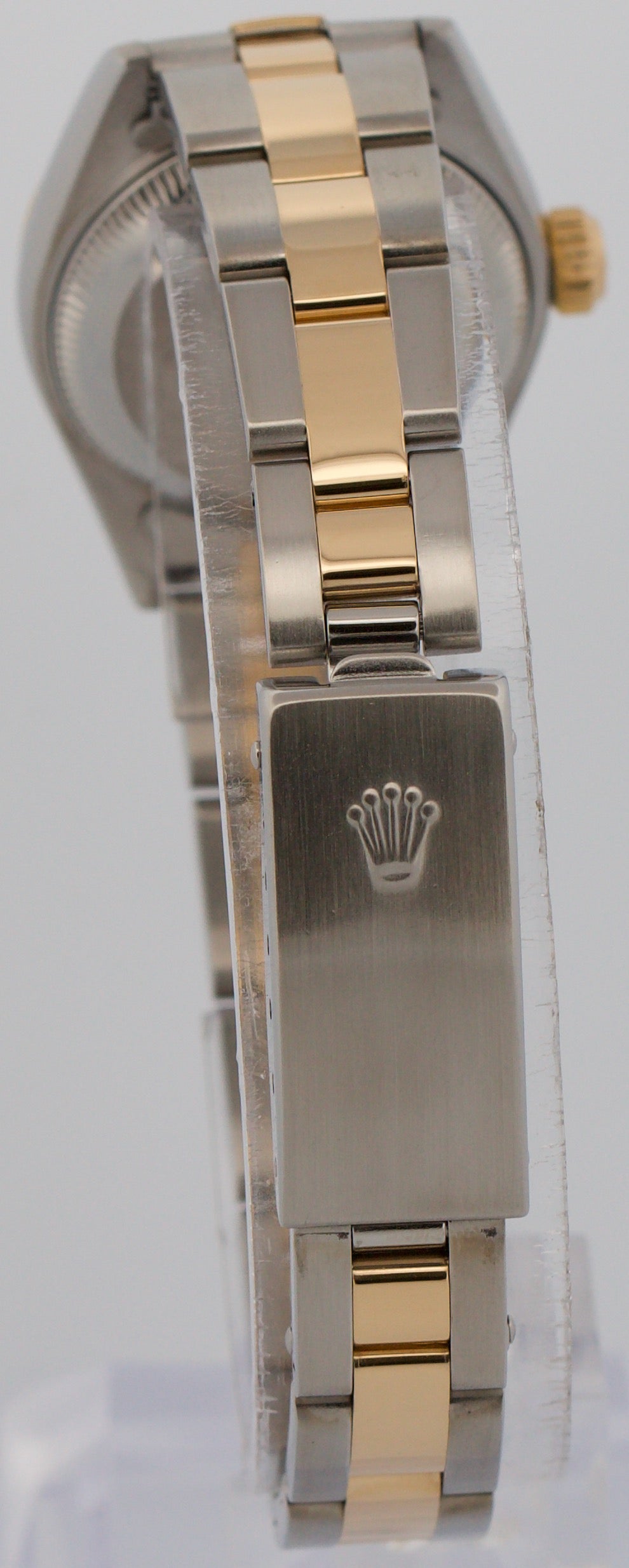 PAPERS Ladies Rolex DateJust FACTORY METEORITE DIAMOND 18K Steel 26mm 79163 BOX